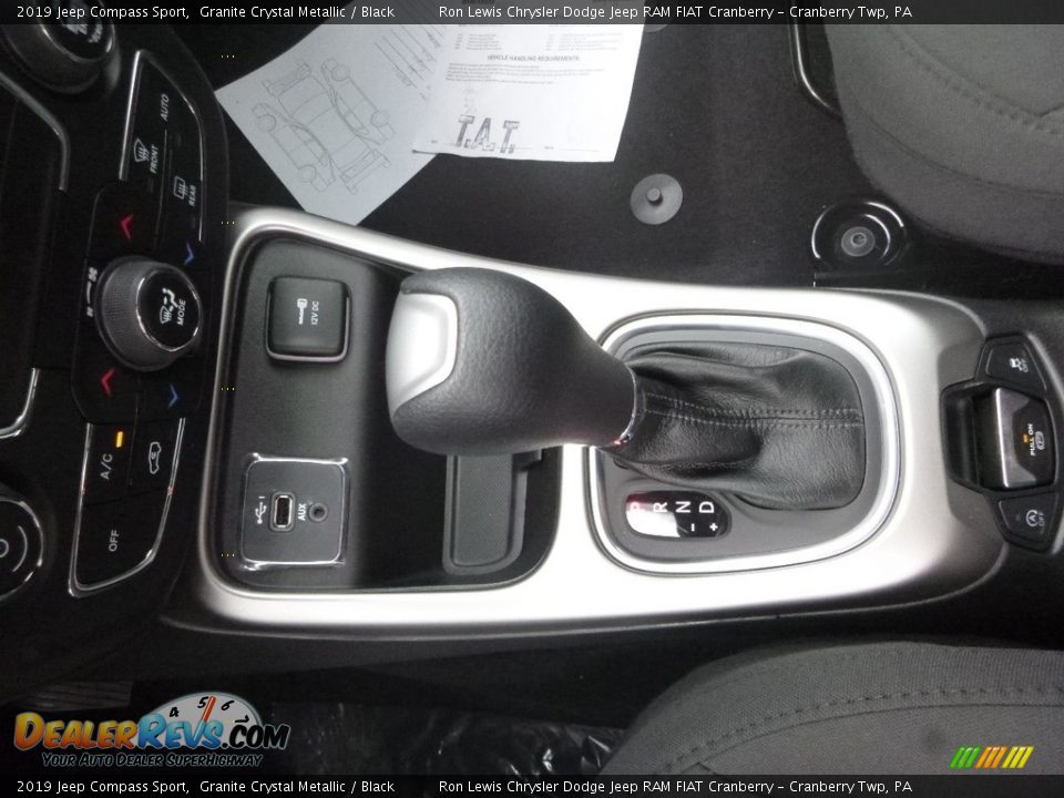 2019 Jeep Compass Sport Granite Crystal Metallic / Black Photo #16