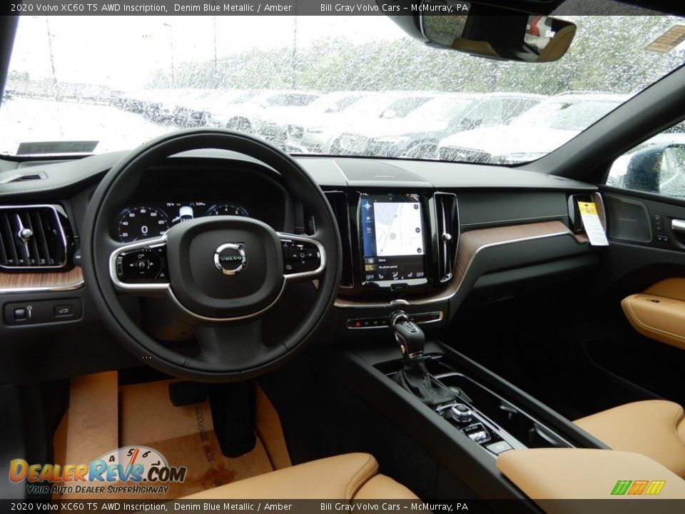 Amber Interior - 2020 Volvo XC60 T5 AWD Inscription Photo #9
