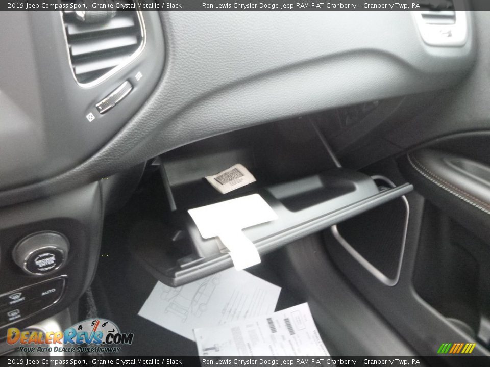 2019 Jeep Compass Sport Granite Crystal Metallic / Black Photo #19
