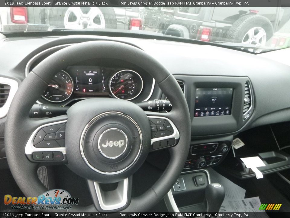 2019 Jeep Compass Sport Granite Crystal Metallic / Black Photo #20