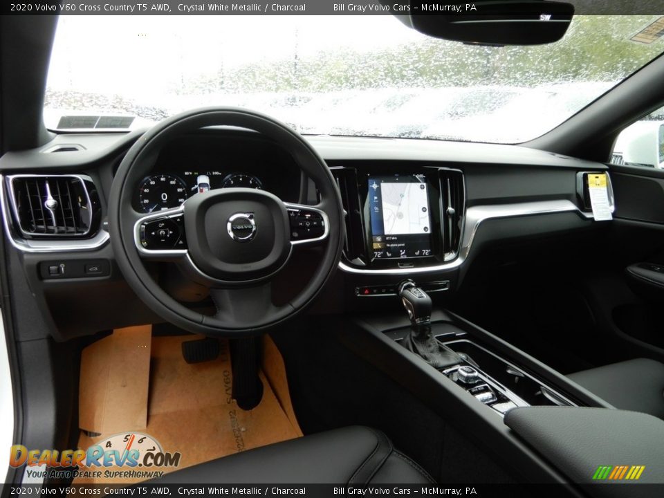 Charcoal Interior - 2020 Volvo V60 Cross Country T5 AWD Photo #9