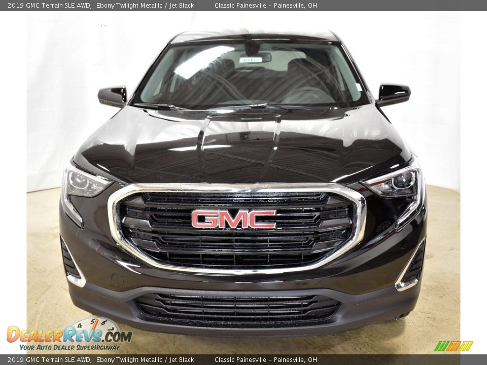 2019 GMC Terrain SLE AWD Ebony Twilight Metallic / Jet Black Photo #4