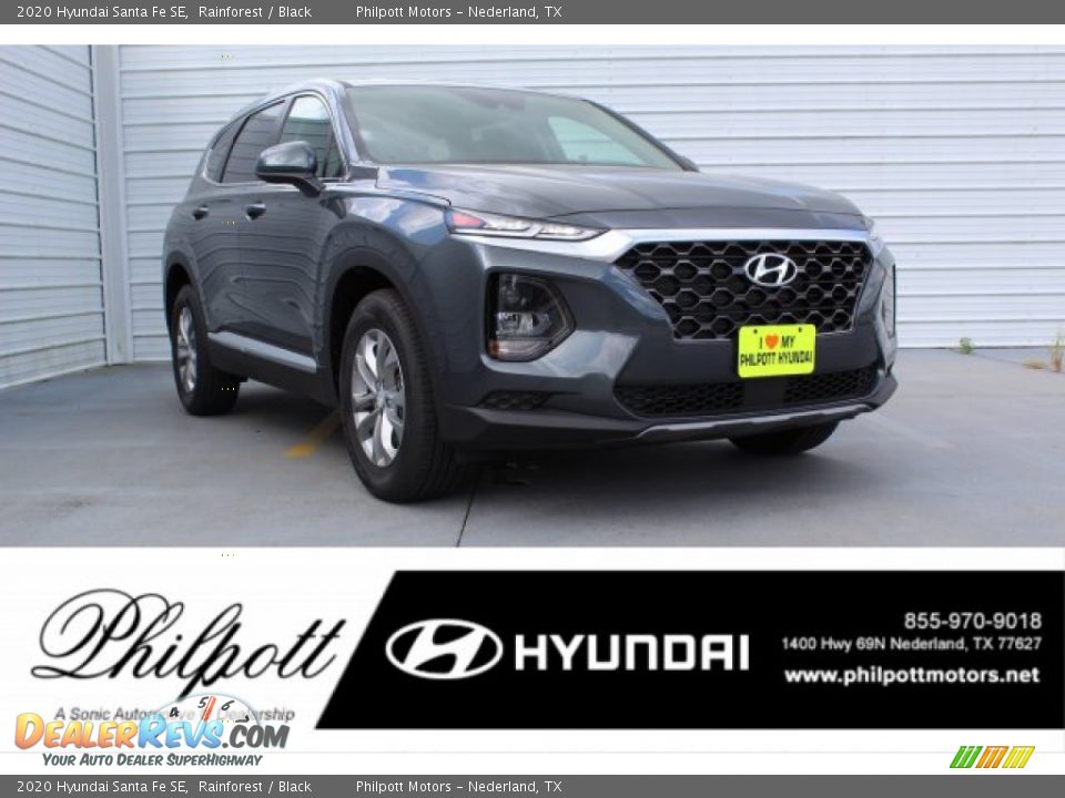 2020 Hyundai Santa Fe SE Rainforest / Black Photo #1