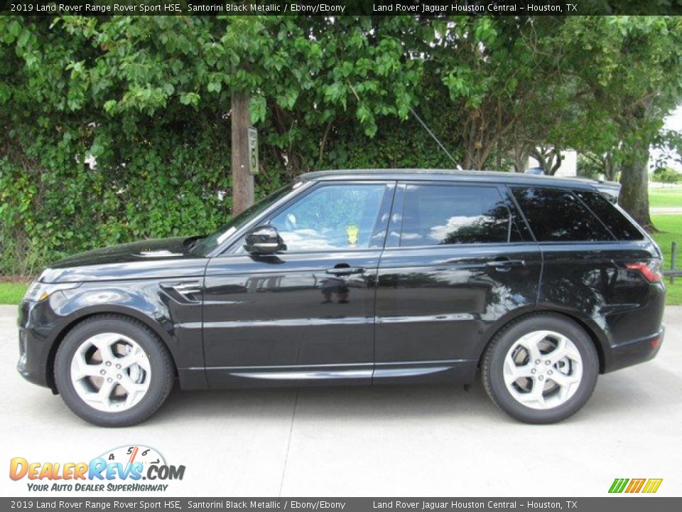 2019 Land Rover Range Rover Sport HSE Santorini Black Metallic / Ebony/Ebony Photo #11