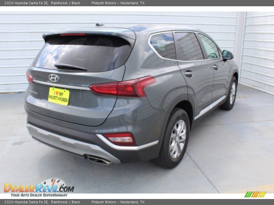 2020 Hyundai Santa Fe SE Rainforest / Black Photo #8