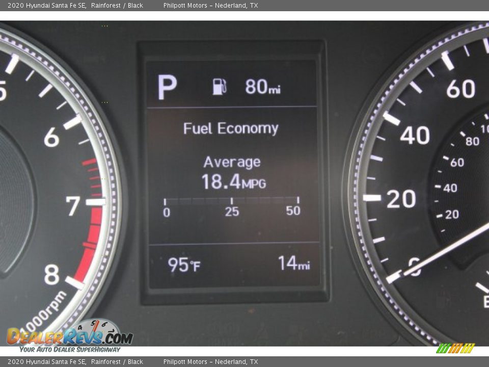 2020 Hyundai Santa Fe SE Rainforest / Black Photo #14