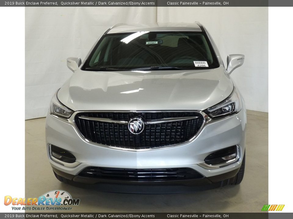 2019 Buick Enclave Preferred Quicksilver Metallic / Dark Galvanized/Ebony Accents Photo #4