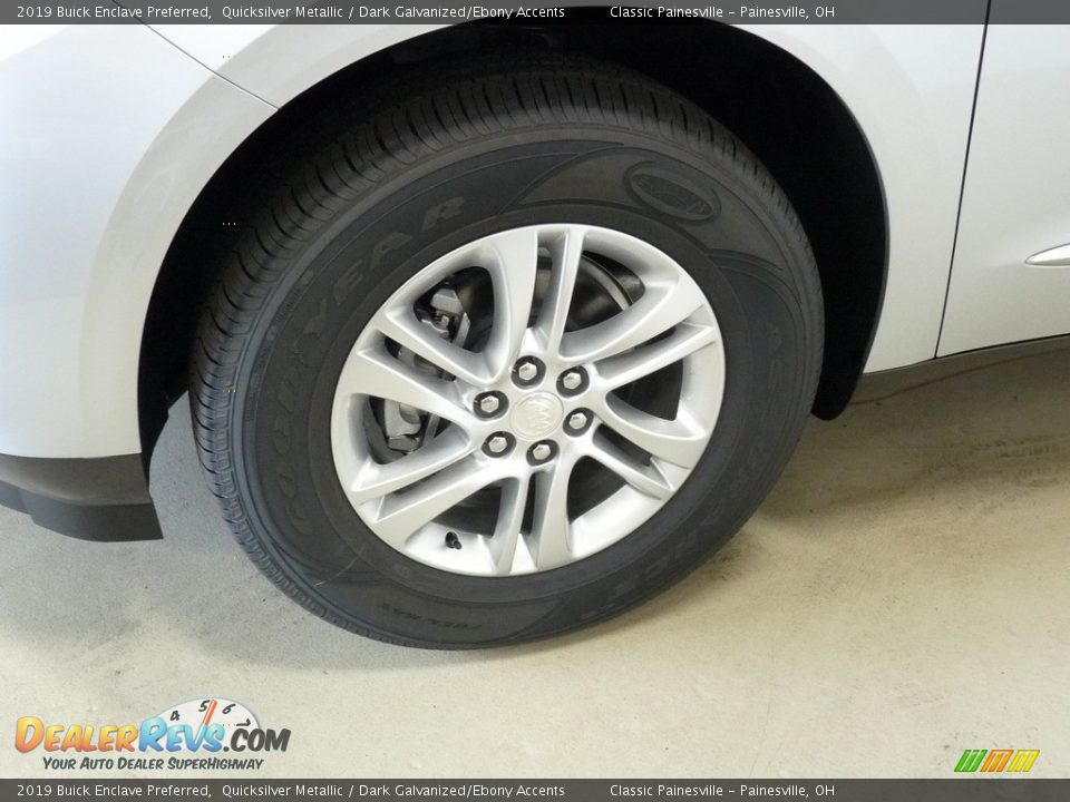2019 Buick Enclave Preferred Quicksilver Metallic / Dark Galvanized/Ebony Accents Photo #5