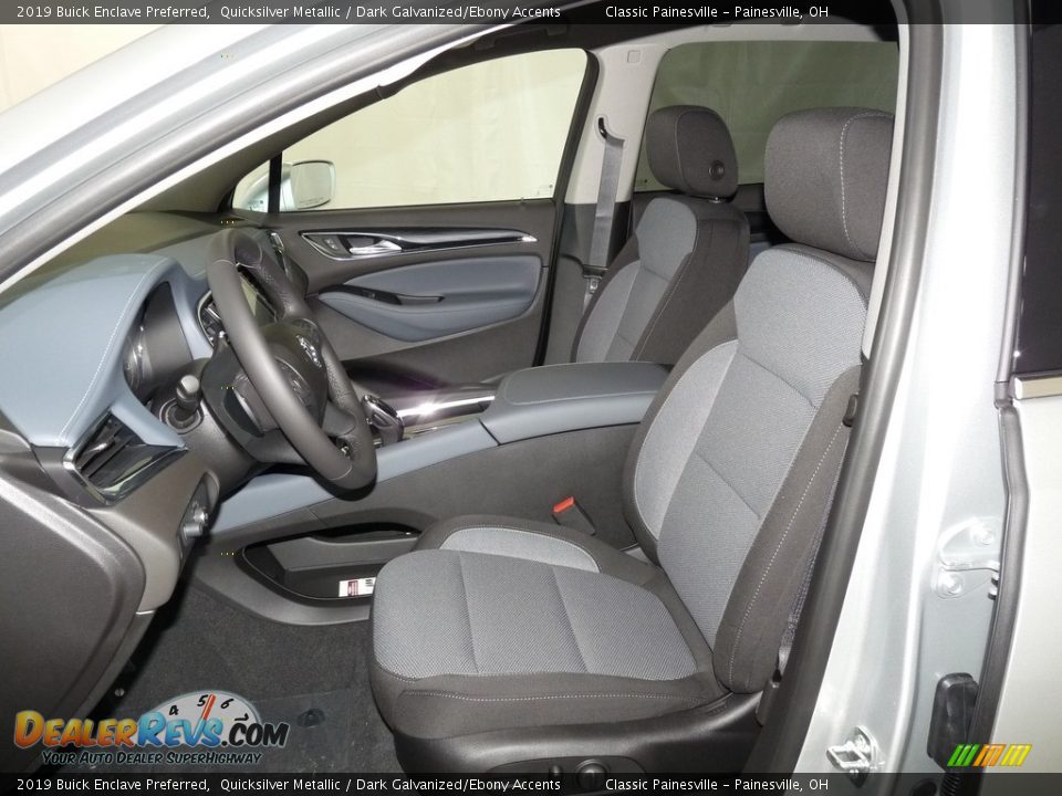 2019 Buick Enclave Preferred Quicksilver Metallic / Dark Galvanized/Ebony Accents Photo #6