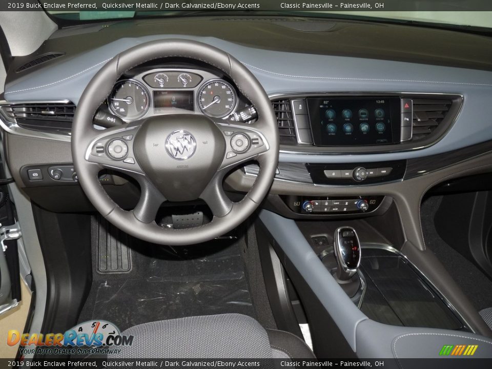 2019 Buick Enclave Preferred Quicksilver Metallic / Dark Galvanized/Ebony Accents Photo #9