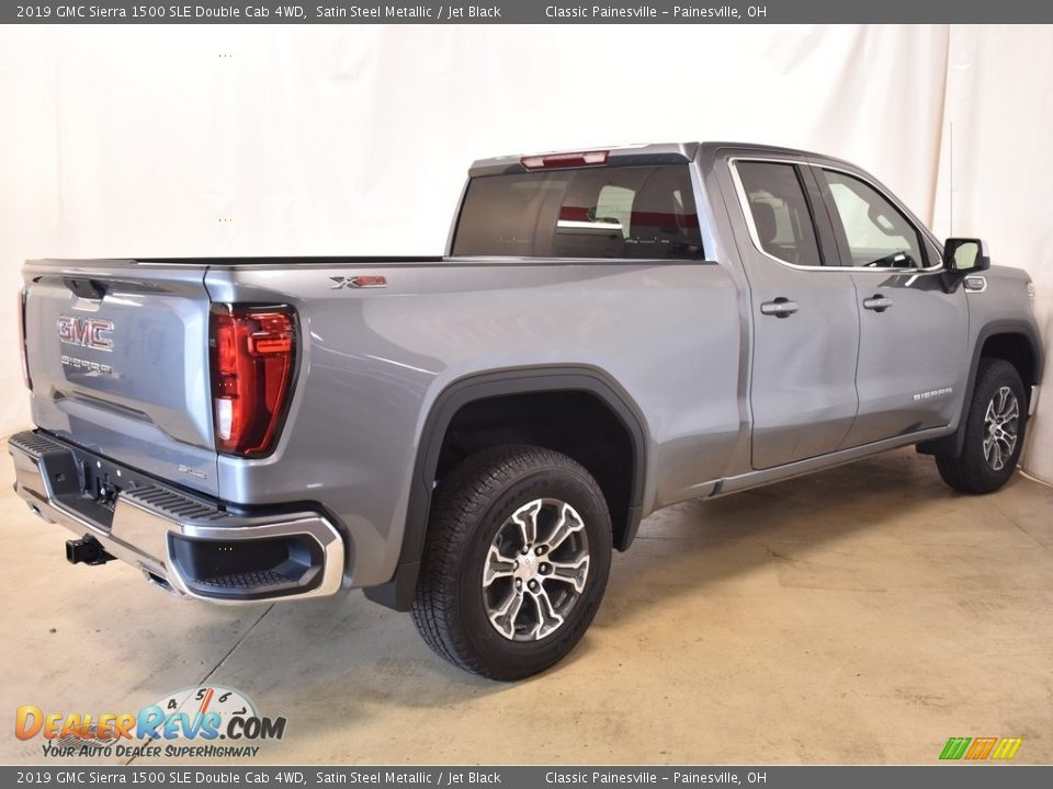 2019 GMC Sierra 1500 SLE Double Cab 4WD Satin Steel Metallic / Jet Black Photo #2