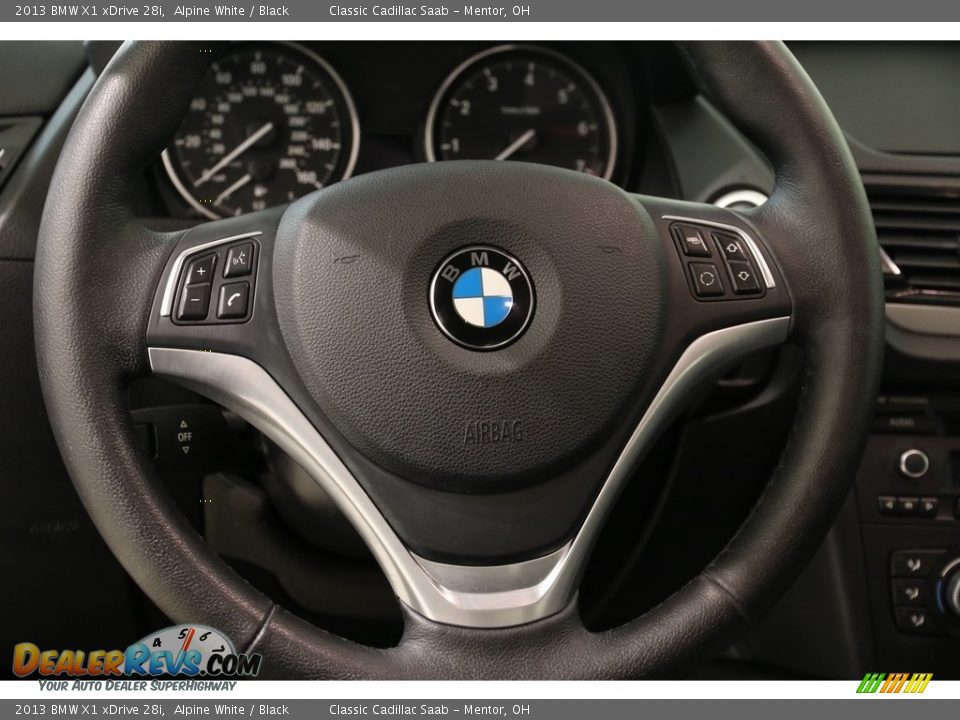2013 BMW X1 xDrive 28i Alpine White / Black Photo #7