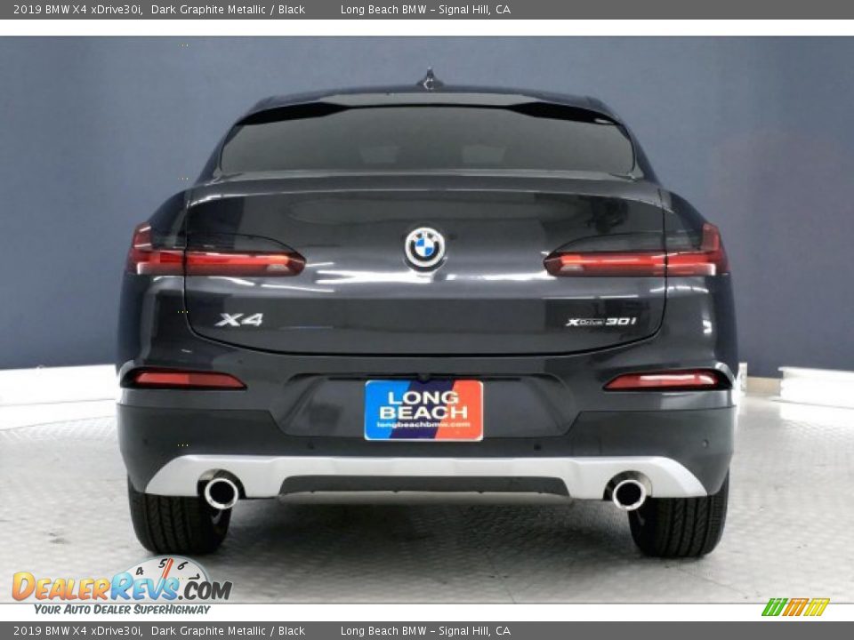 2019 BMW X4 xDrive30i Dark Graphite Metallic / Black Photo #3