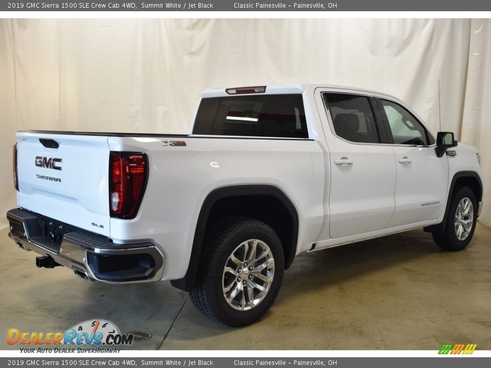 2019 GMC Sierra 1500 SLE Crew Cab 4WD Summit White / Jet Black Photo #2