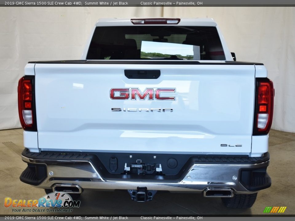 2019 GMC Sierra 1500 SLE Crew Cab 4WD Summit White / Jet Black Photo #3