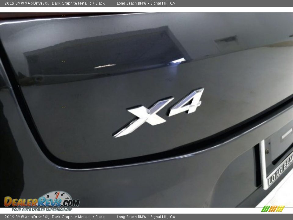 2019 BMW X4 xDrive30i Dark Graphite Metallic / Black Photo #7