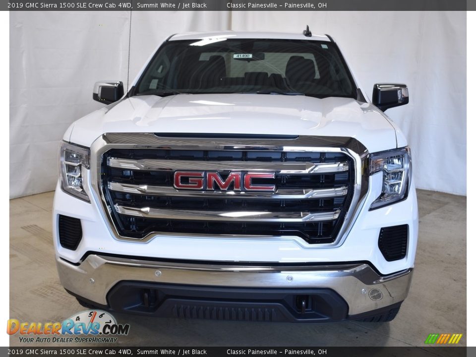 2019 GMC Sierra 1500 SLE Crew Cab 4WD Summit White / Jet Black Photo #4