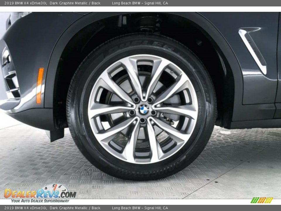 2019 BMW X4 xDrive30i Dark Graphite Metallic / Black Photo #8