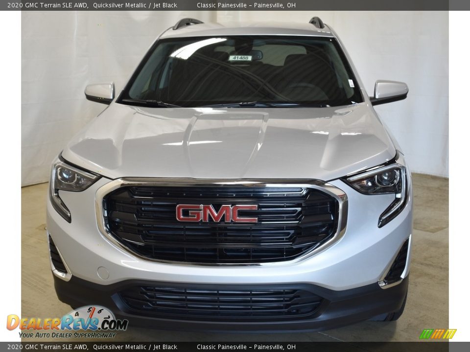 2020 GMC Terrain SLE AWD Quicksilver Metallic / Jet Black Photo #4