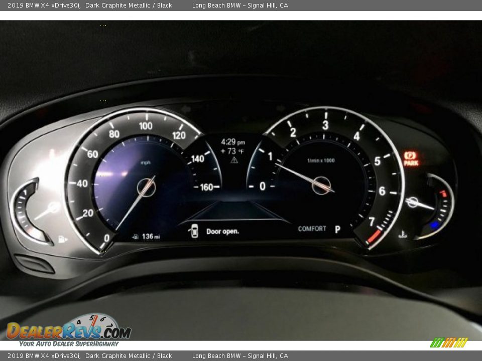 2019 BMW X4 xDrive30i Dark Graphite Metallic / Black Photo #16