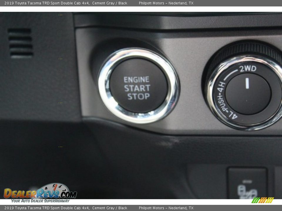 2019 Toyota Tacoma TRD Sport Double Cab 4x4 Cement Gray / Black Photo #17