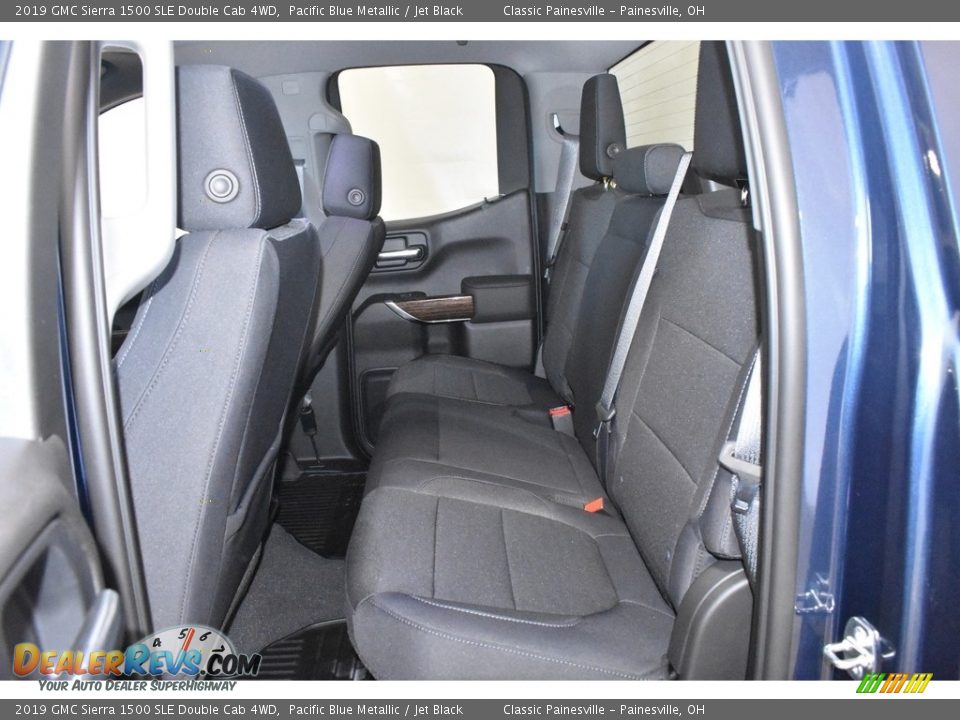 2019 GMC Sierra 1500 SLE Double Cab 4WD Pacific Blue Metallic / Jet Black Photo #7