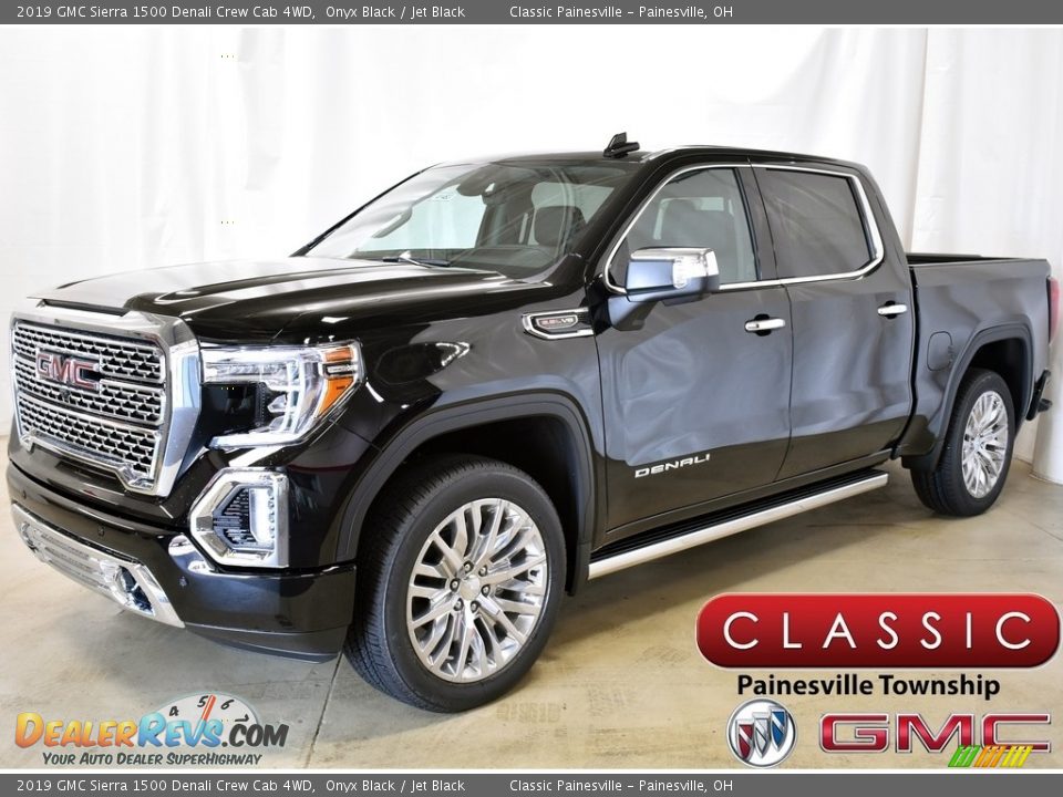 2019 GMC Sierra 1500 Denali Crew Cab 4WD Onyx Black / Jet Black Photo #1