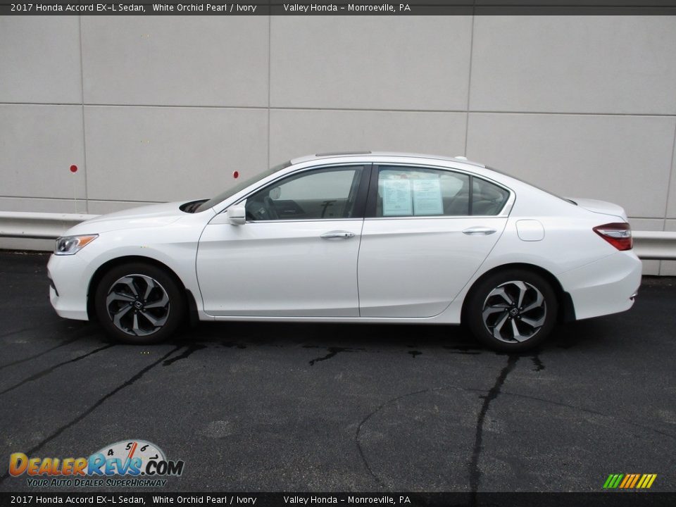 2017 Honda Accord EX-L Sedan White Orchid Pearl / Ivory Photo #2