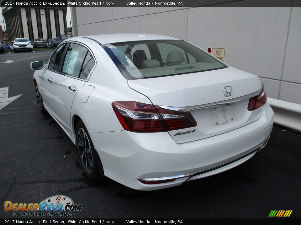 2017 Honda Accord EX-L Sedan White Orchid Pearl / Ivory Photo #3