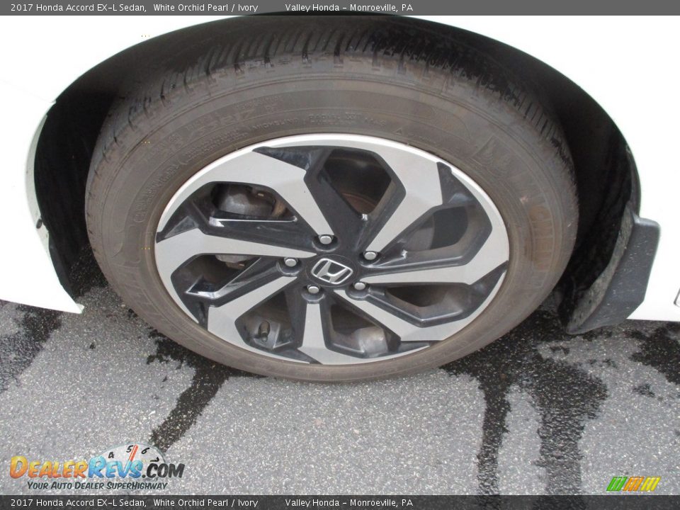 2017 Honda Accord EX-L Sedan White Orchid Pearl / Ivory Photo #6