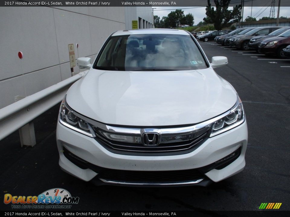 2017 Honda Accord EX-L Sedan White Orchid Pearl / Ivory Photo #8