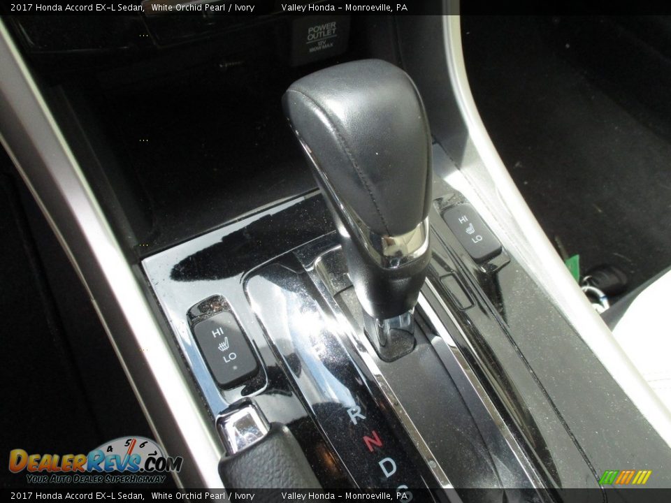 2017 Honda Accord EX-L Sedan White Orchid Pearl / Ivory Photo #15