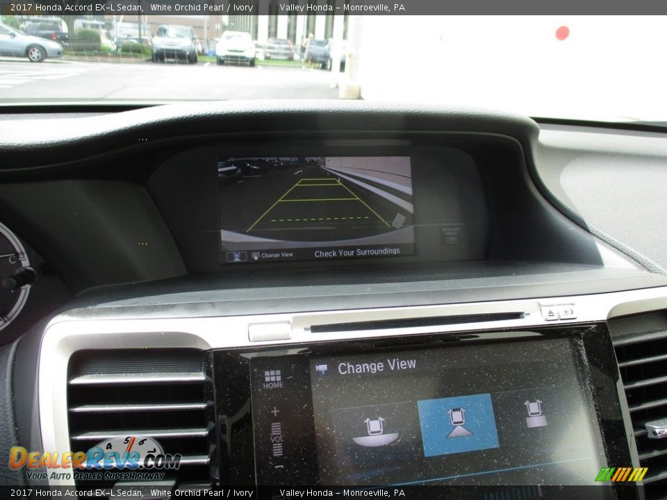 2017 Honda Accord EX-L Sedan White Orchid Pearl / Ivory Photo #17