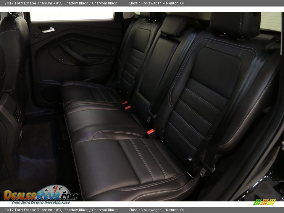 2017 Ford Escape Titanium 4WD Shadow Black / Charcoal Black Photo #19