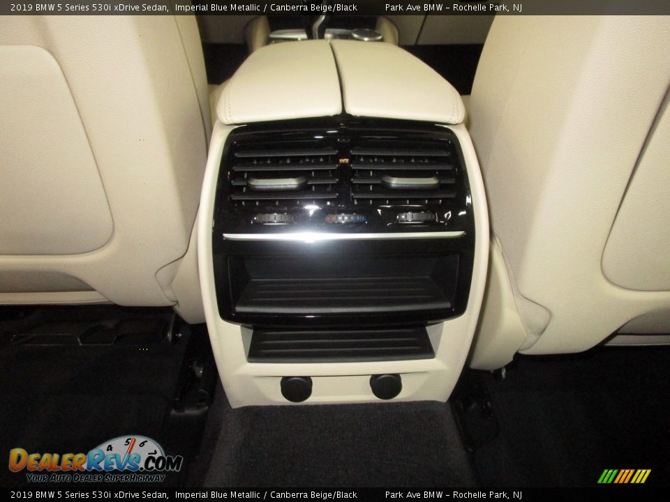 2019 BMW 5 Series 530i xDrive Sedan Imperial Blue Metallic / Canberra Beige/Black Photo #19
