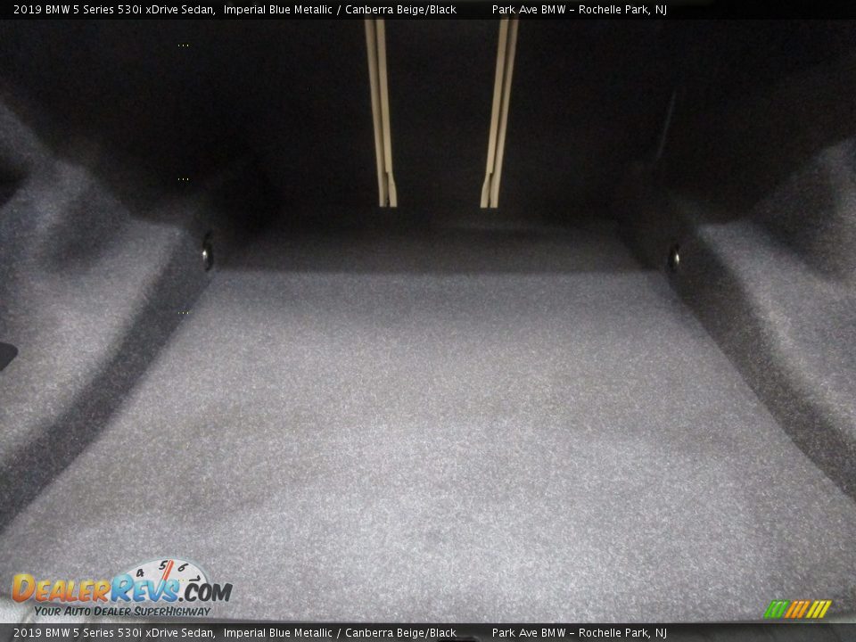 2019 BMW 5 Series 530i xDrive Sedan Imperial Blue Metallic / Canberra Beige/Black Photo #20