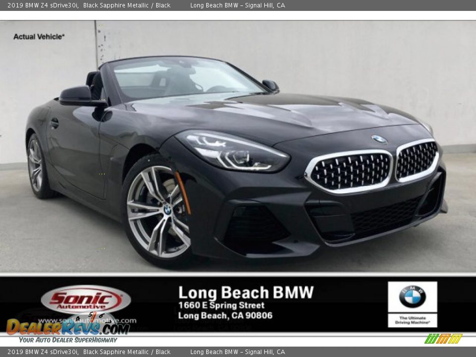 2019 BMW Z4 sDrive30i Black Sapphire Metallic / Black Photo #1