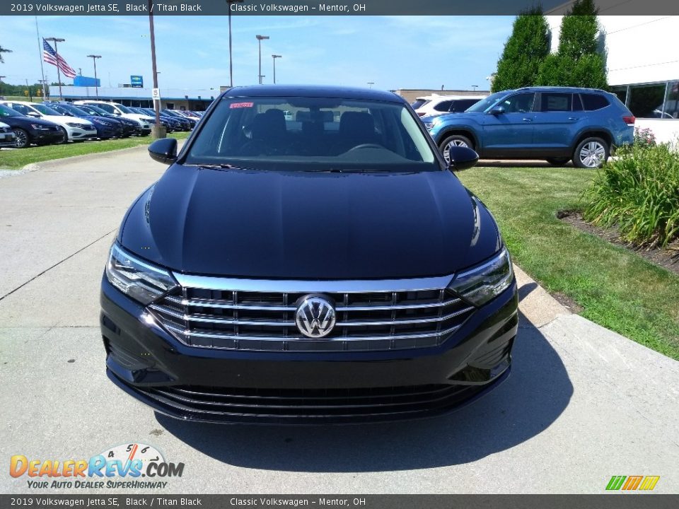2019 Volkswagen Jetta SE Black / Titan Black Photo #2