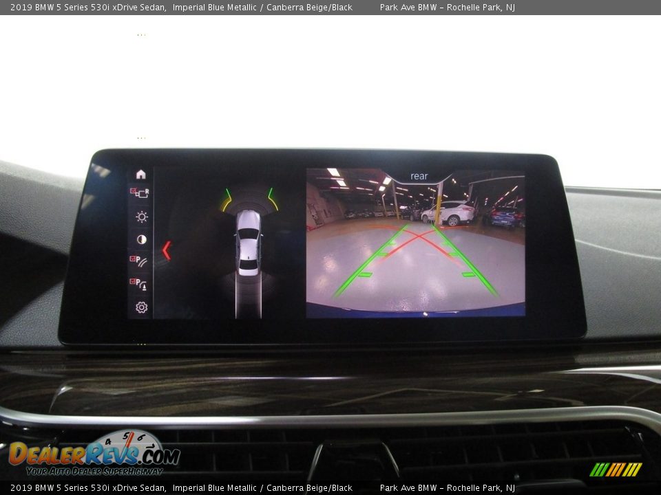 2019 BMW 5 Series 530i xDrive Sedan Imperial Blue Metallic / Canberra Beige/Black Photo #26