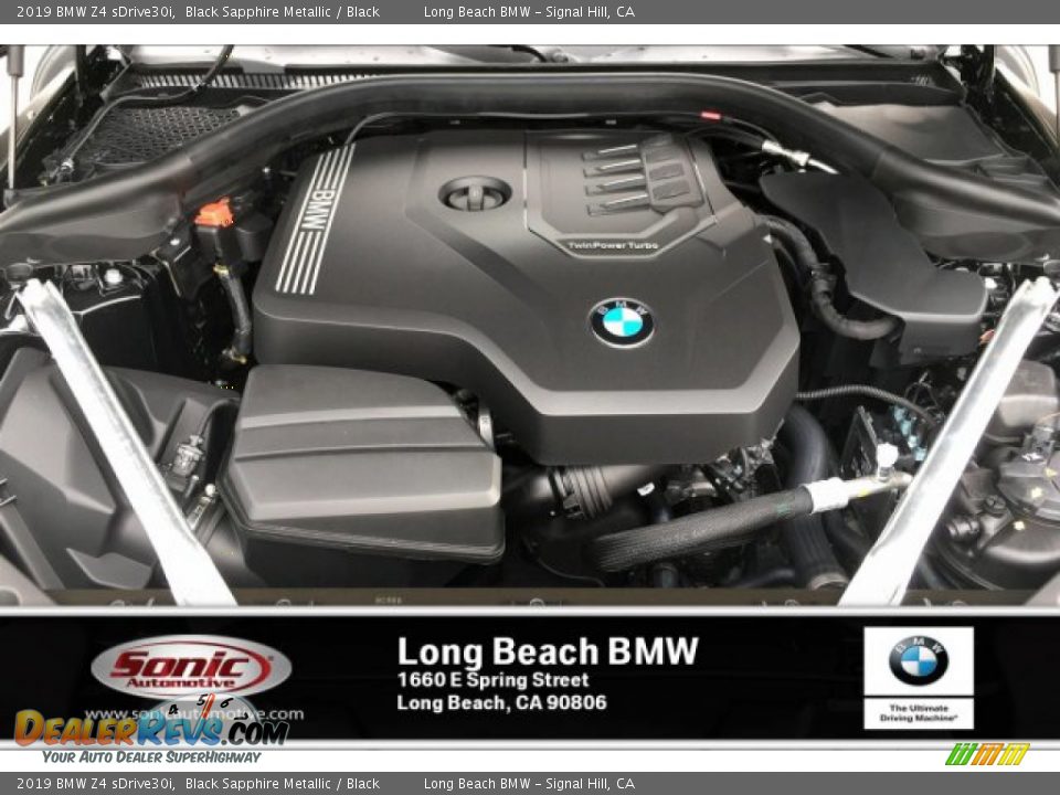 2019 BMW Z4 sDrive30i Black Sapphire Metallic / Black Photo #8