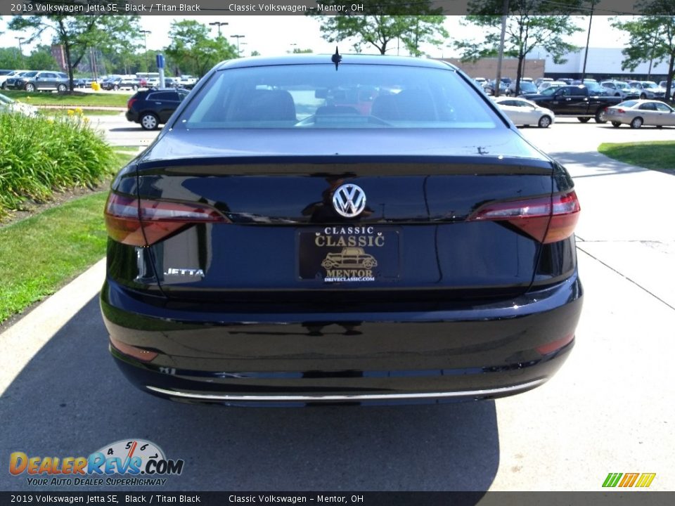 2019 Volkswagen Jetta SE Black / Titan Black Photo #5