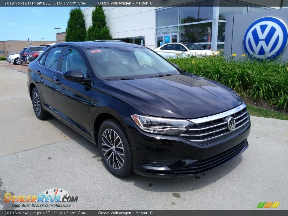 2019 Volkswagen Jetta SE Black / Storm Gray Photo #1