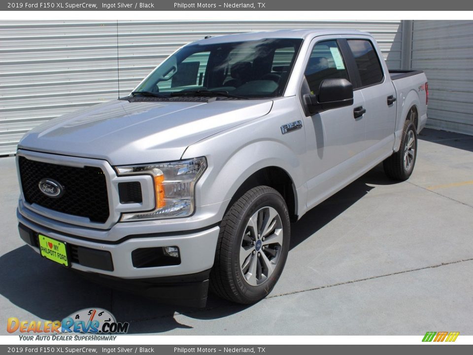 2019 Ford F150 XL SuperCrew Ingot Silver / Black Photo #4