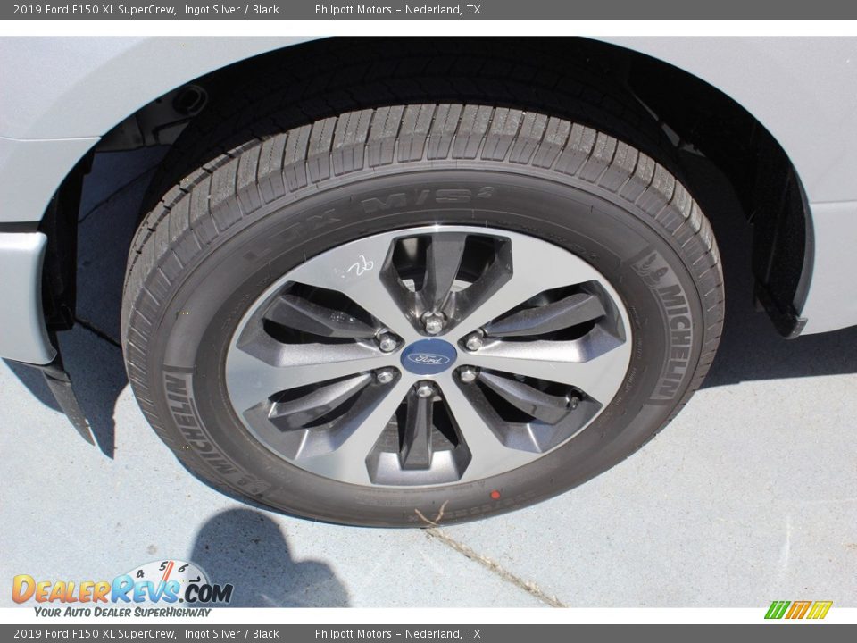 2019 Ford F150 XL SuperCrew Ingot Silver / Black Photo #5