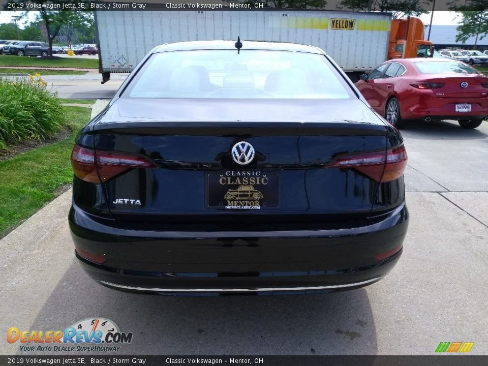 2019 Volkswagen Jetta SE Black / Storm Gray Photo #5