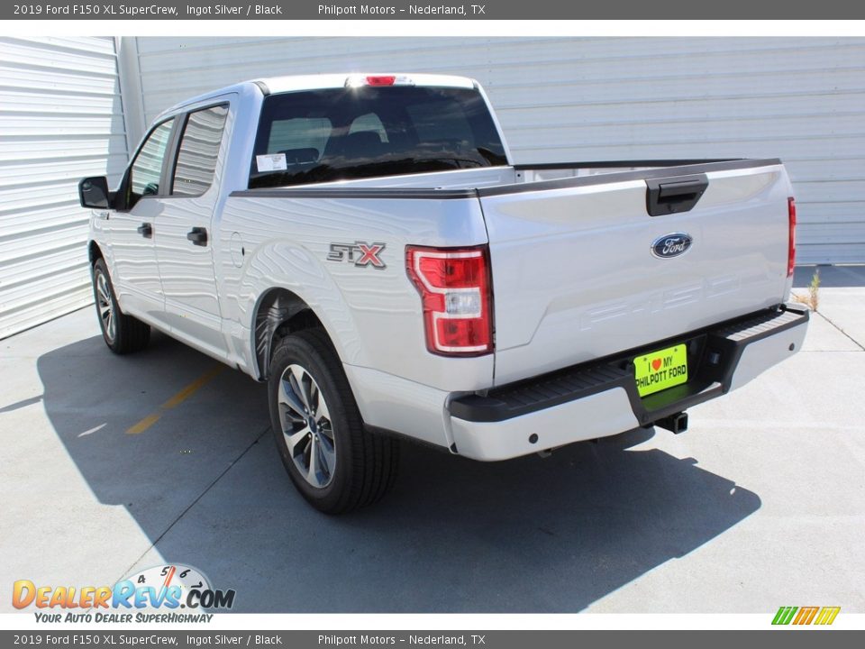 2019 Ford F150 XL SuperCrew Ingot Silver / Black Photo #6
