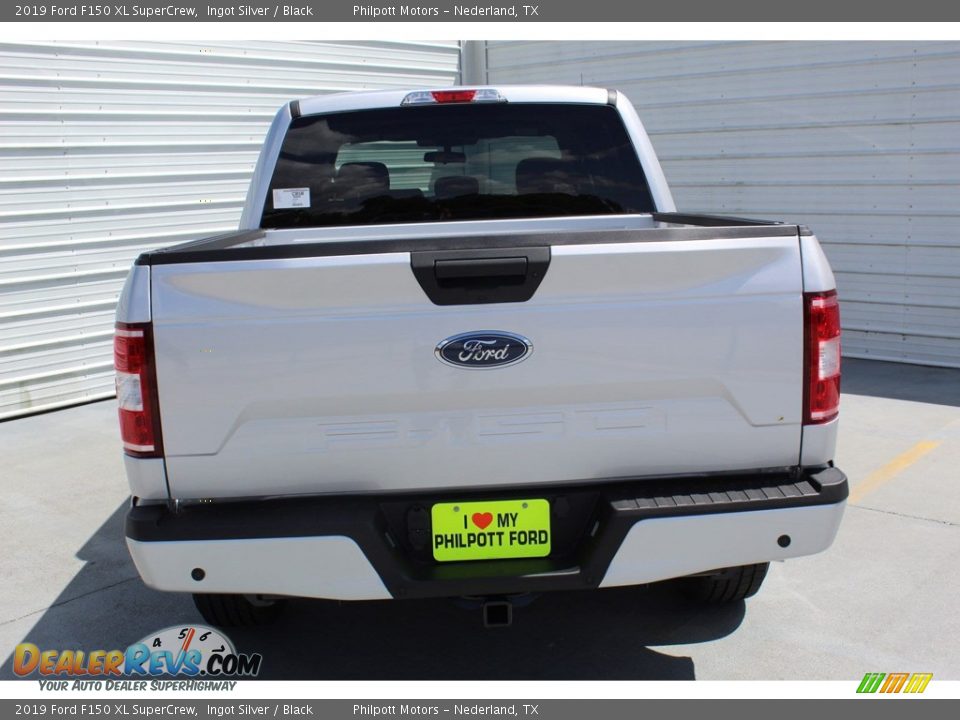 2019 Ford F150 XL SuperCrew Ingot Silver / Black Photo #7