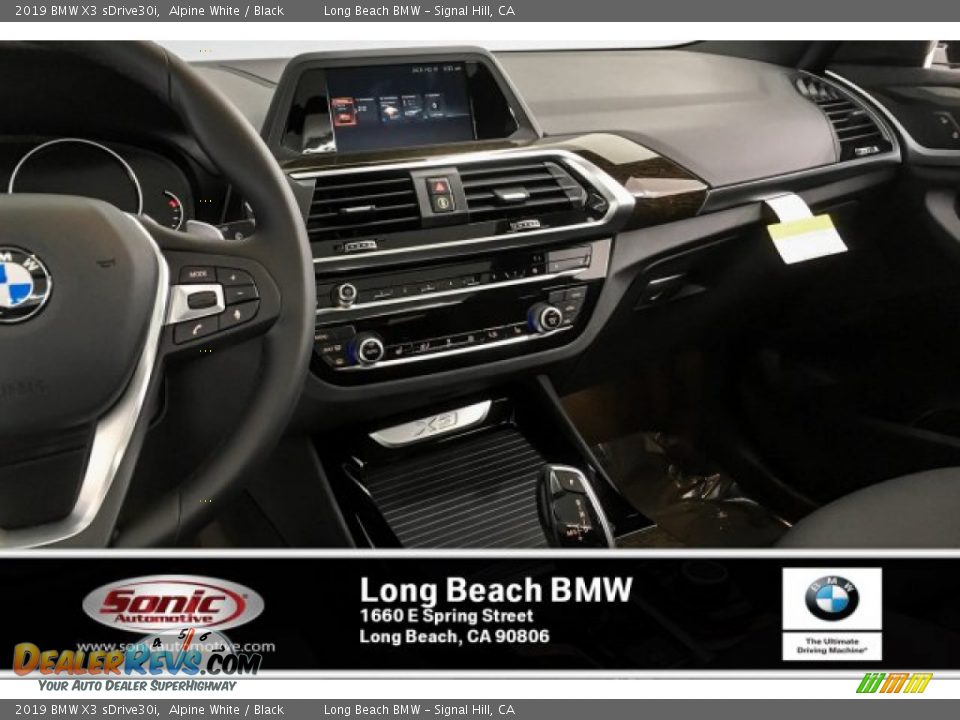2019 BMW X3 sDrive30i Alpine White / Black Photo #6