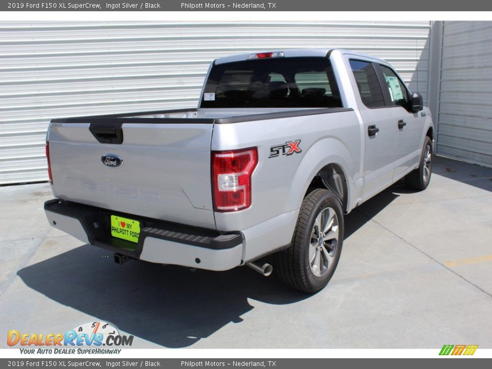 2019 Ford F150 XL SuperCrew Ingot Silver / Black Photo #8