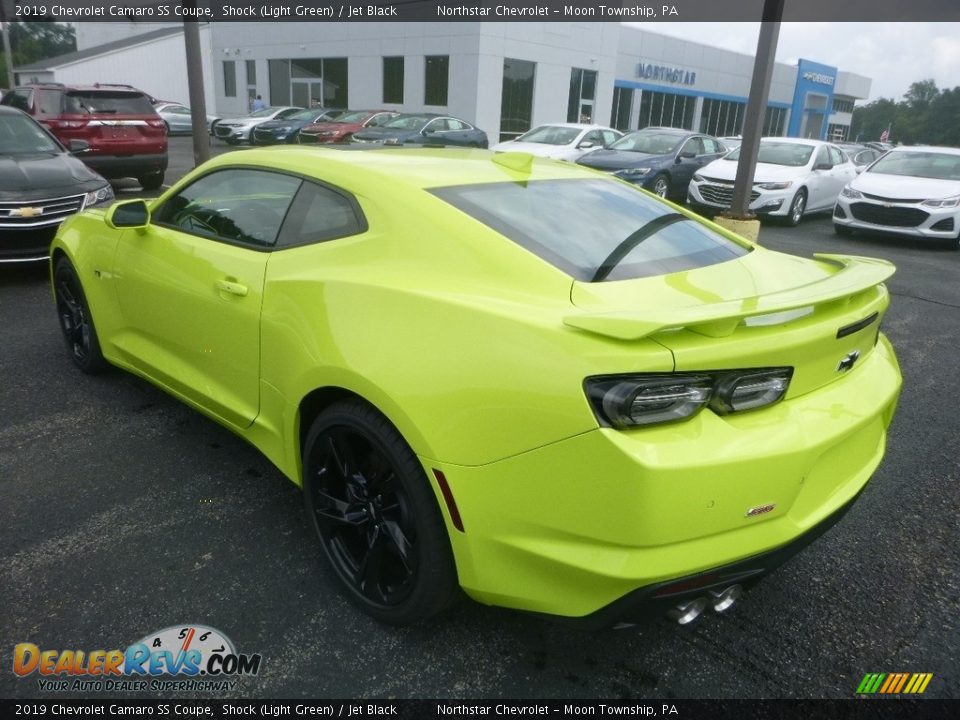 2019 Chevrolet Camaro SS Coupe Shock (Light Green) / Jet Black Photo #3